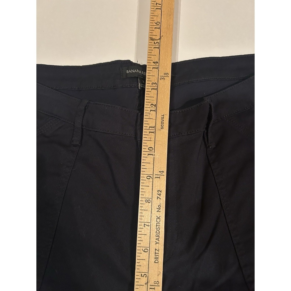 Banana Republic Ladies' High Rise Twill Pants Black Size 14 - Picture 8 of 9